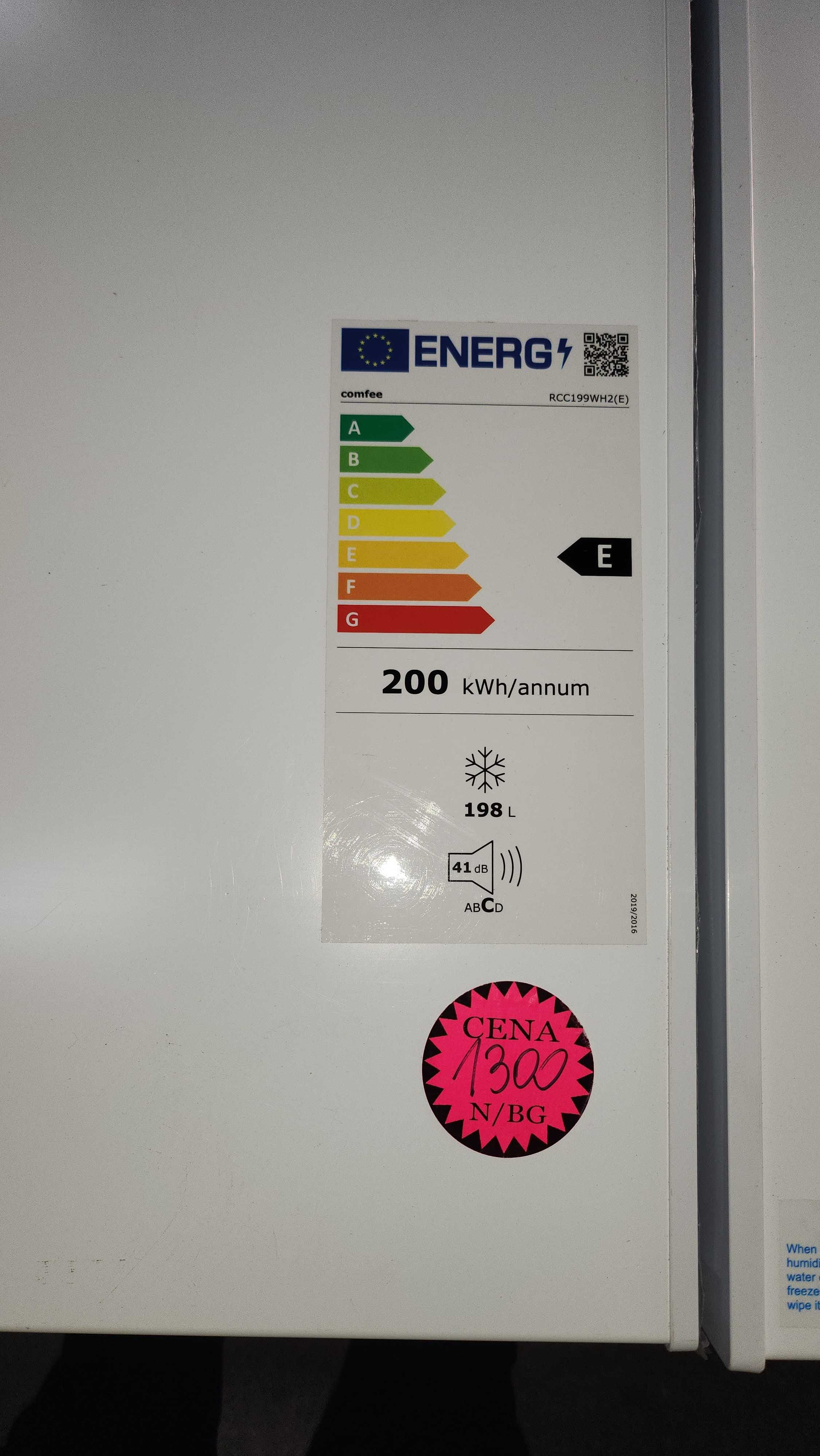 JANKI AGD Zamrażarka skrzyniowa 200 litrów Comfee RCC199WH2