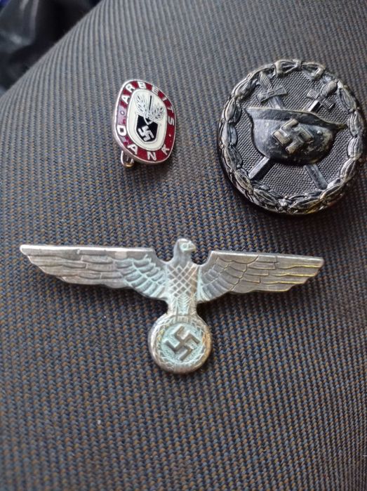 Niemiecki orzeł na czapkę SS