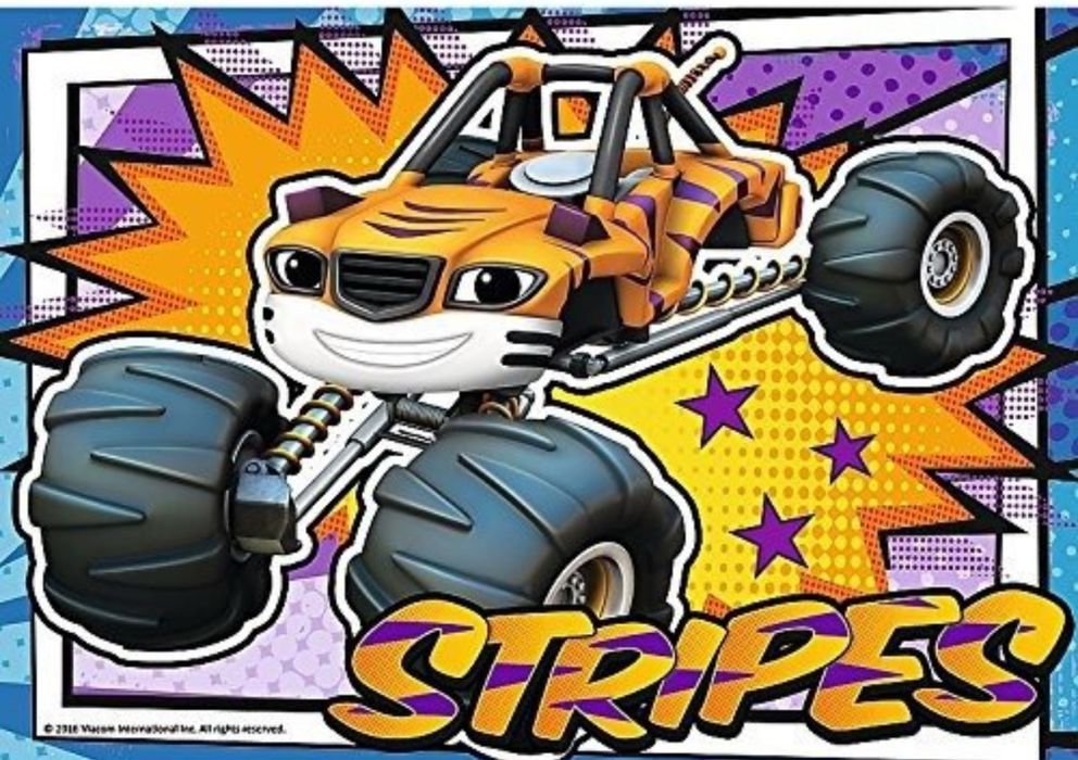 Trefl „BLAZE i jego przyjaciele”Stripes Puzzle dla dzieci 35 elementów