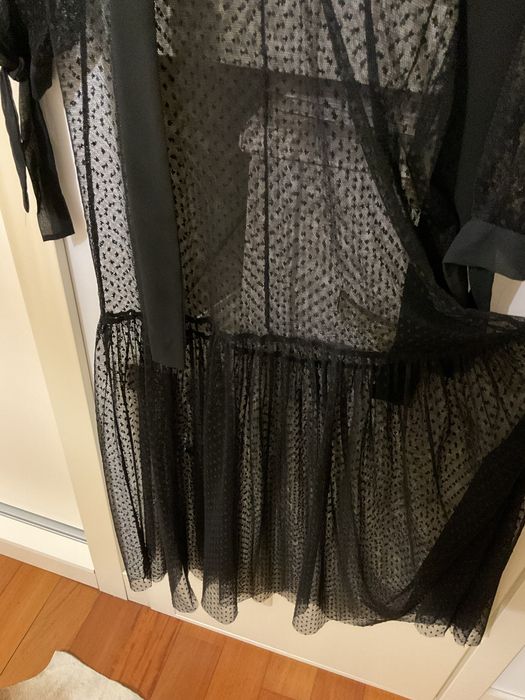 Vestido em tule da zara