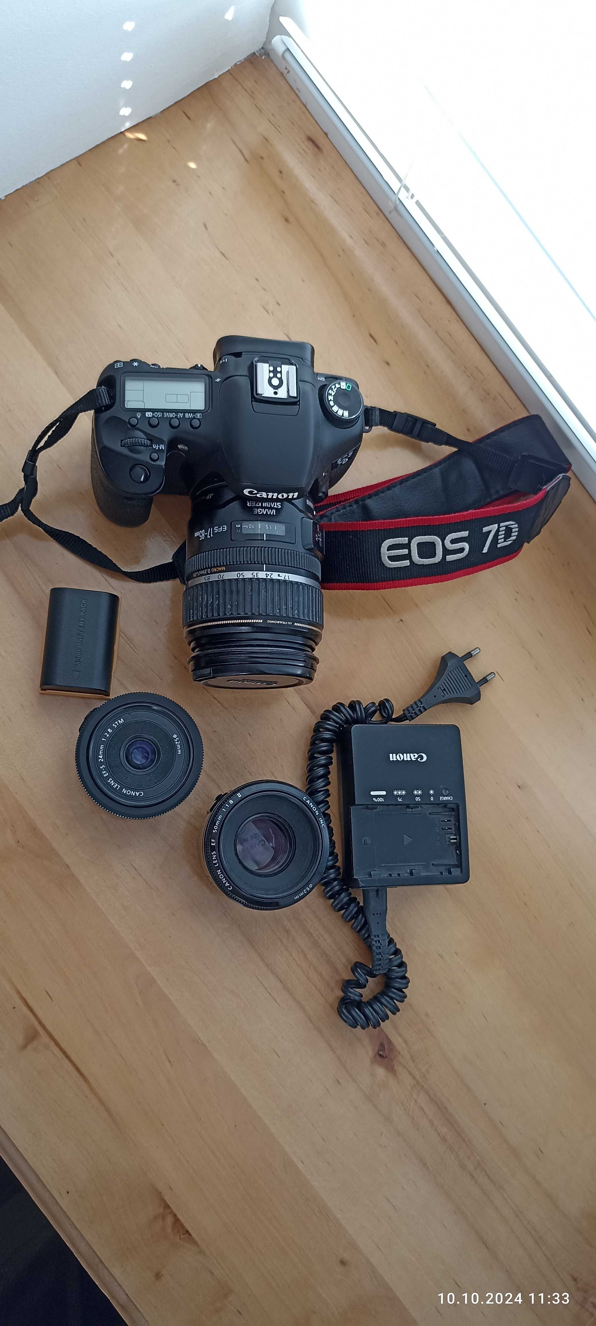 Canon 7D 24 mm ,50 mm  набір для хорошого старту