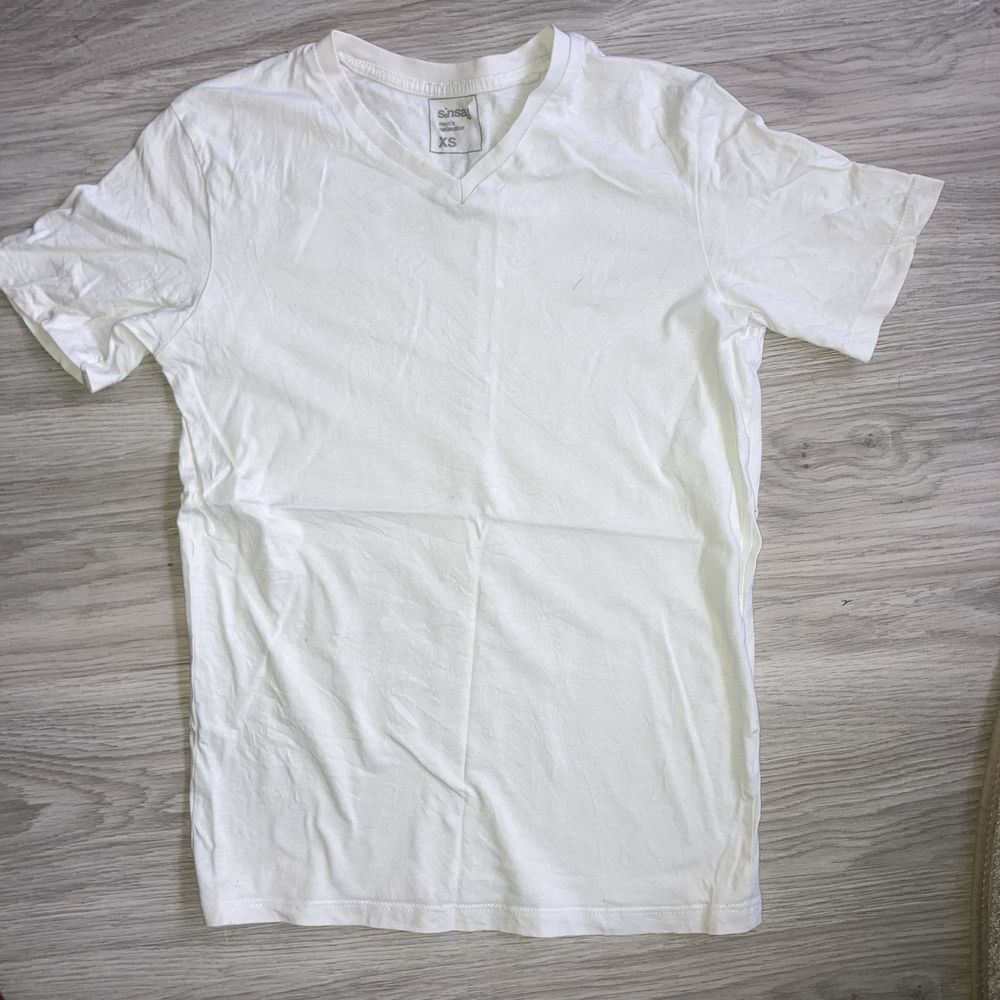 Podkoszulek koszulka chłopięca biała xs