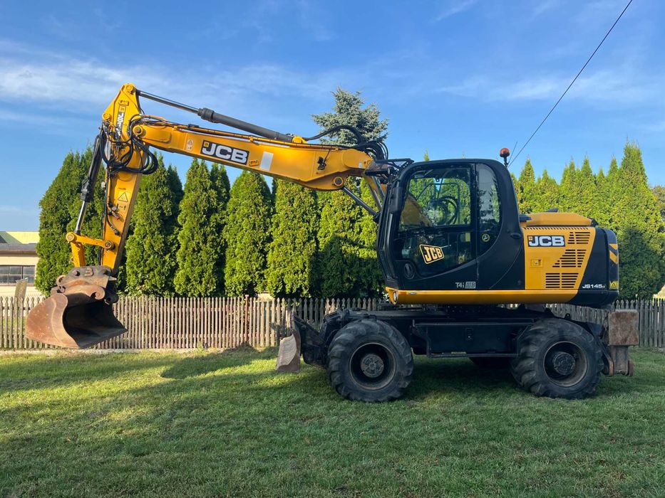 JCB JS145w, koparka kołowa