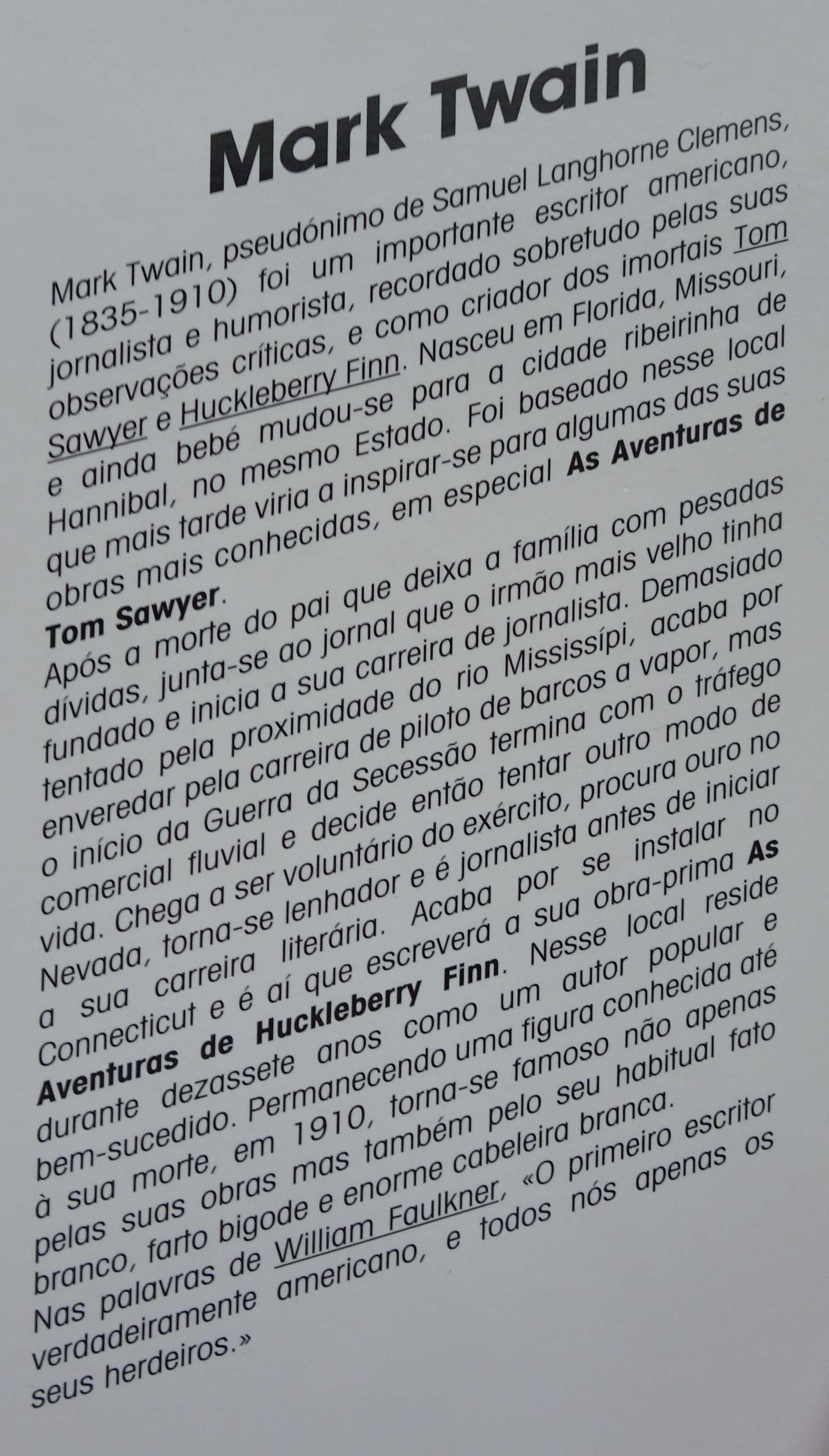 As Aventuras de Tom Sawyer de Mark Twain