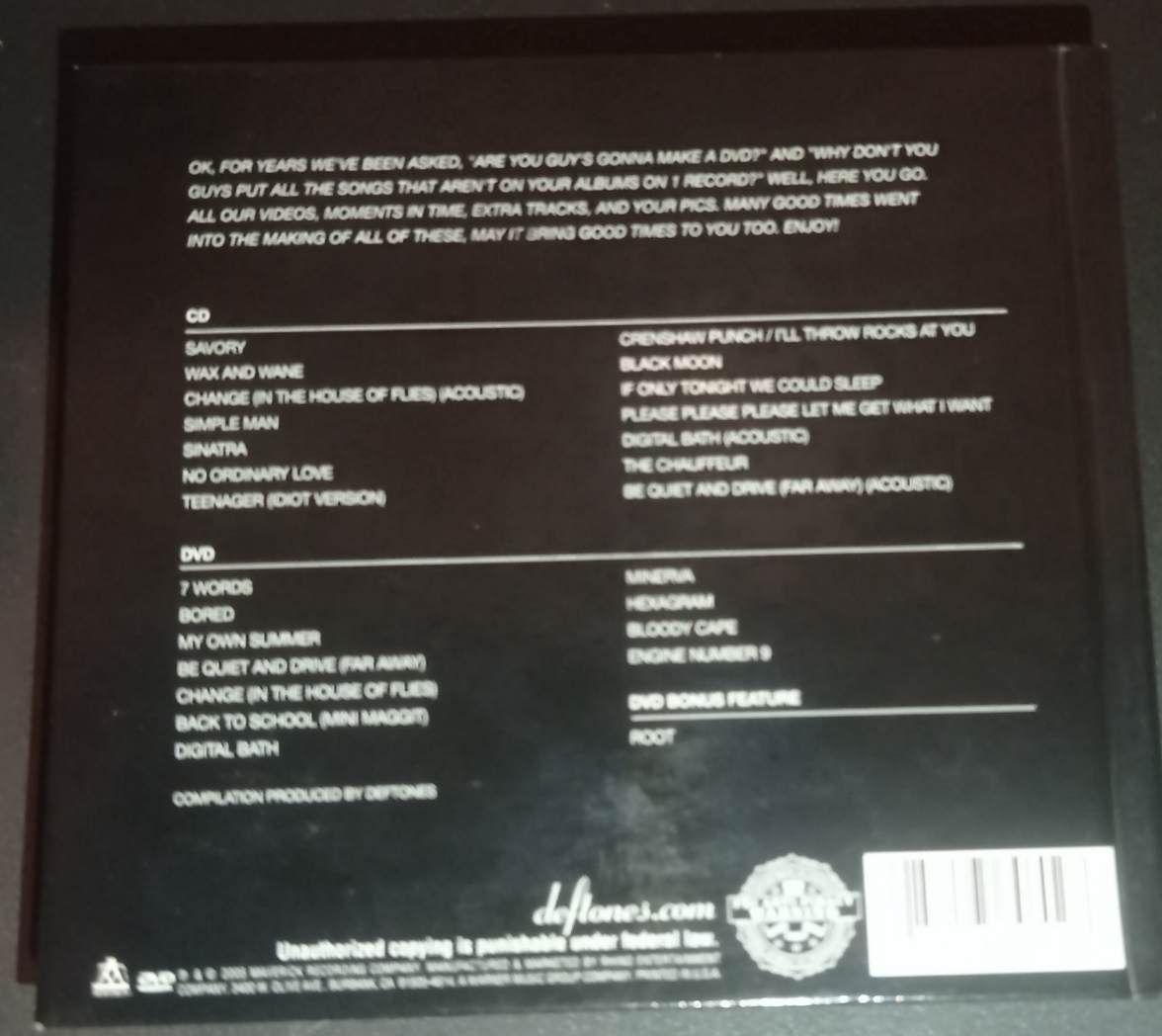 CD Deftones B-Sides & Rarities como novo