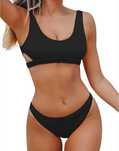 Czarne bikini M shein