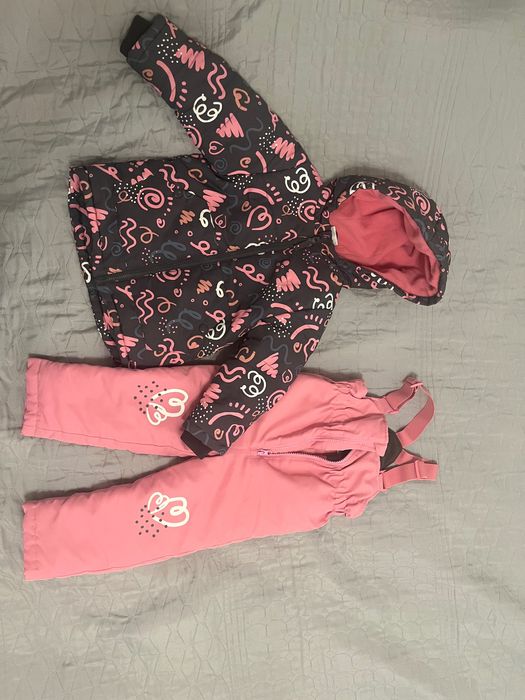 Zestaw zimowy, kurtka +spodnie , komplet r 98