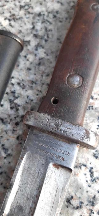 Bagnet Pruski M1884/98 aA - rzadki, bez ingerencji, sygnowany