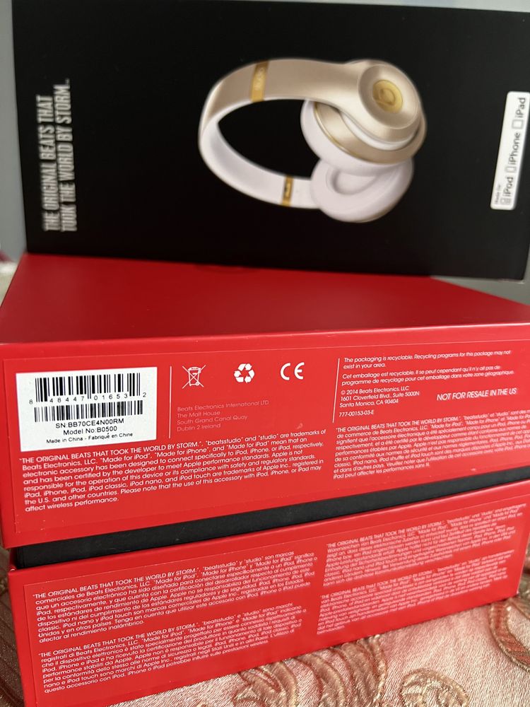 Наушники Beats By Dre New Studio Champagne