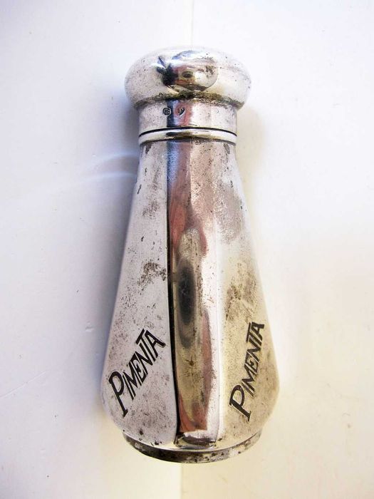 antigo paliteiro em prata portuguesa contrastada