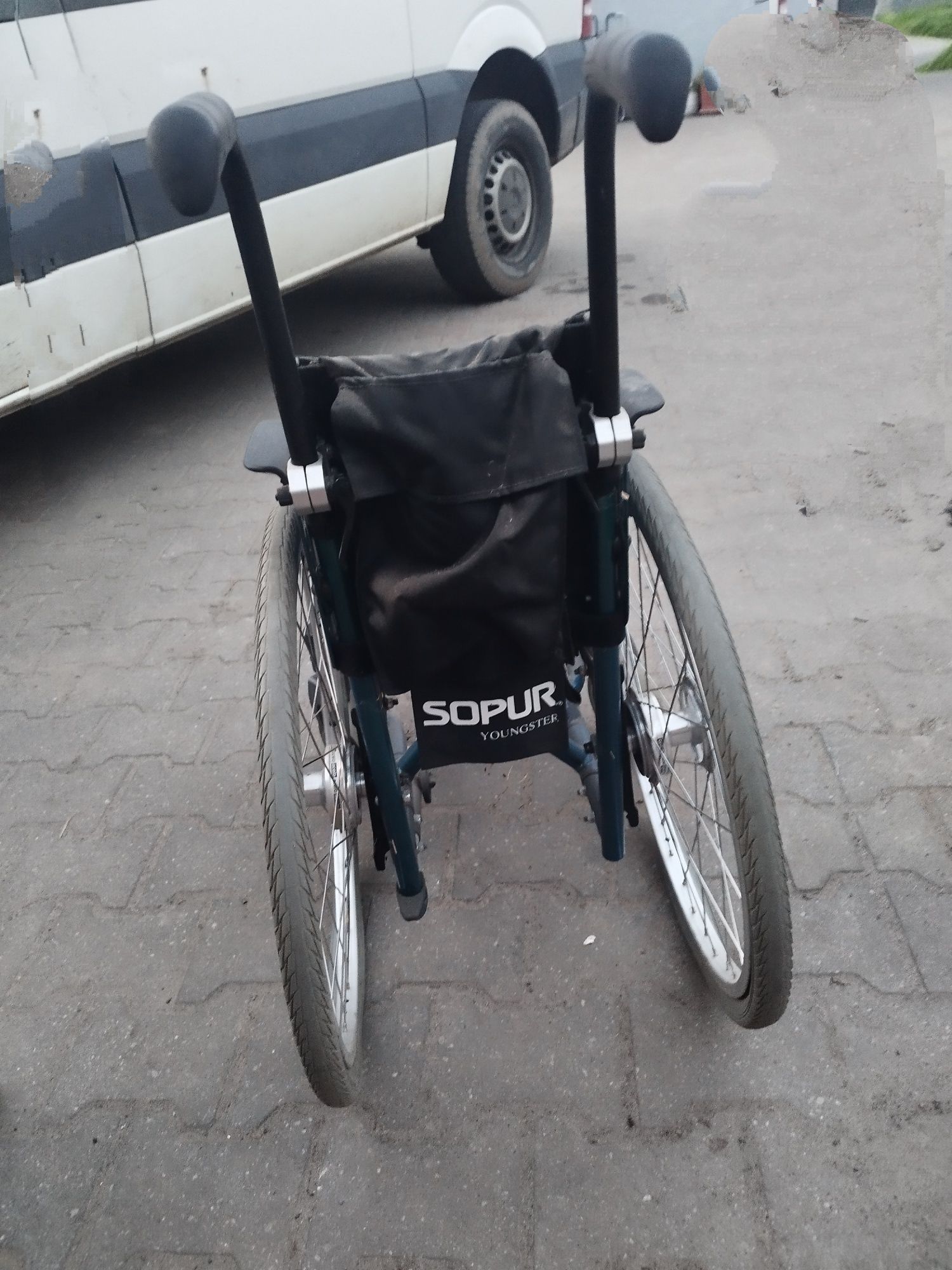 Wózek inwalidzki dziecięcy  22 cm