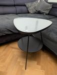 Ikea Ulsberg - Designerski stolik, styl art deco metal szkło
