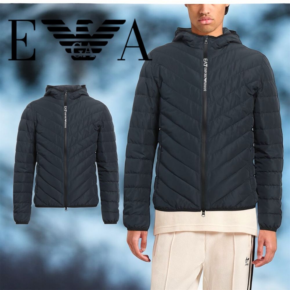 Мужские пуховики Emporio Armani