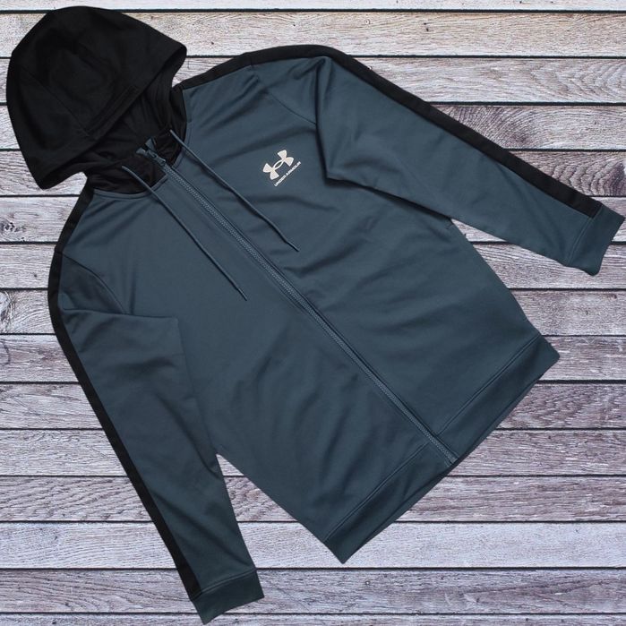 Зіп-худі Under Armour Poly navy and black (Розмір S)