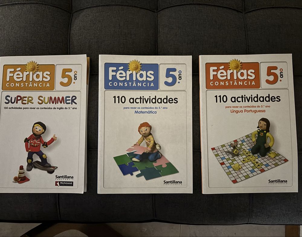 Férias Constância 5º Ano - inglês, português e matemática