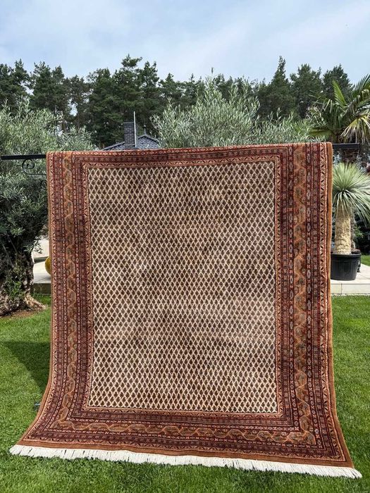 Dywan Wełniany Kaszmirowy r. tkany perski Indo Mir 260x200 sklep14 tys