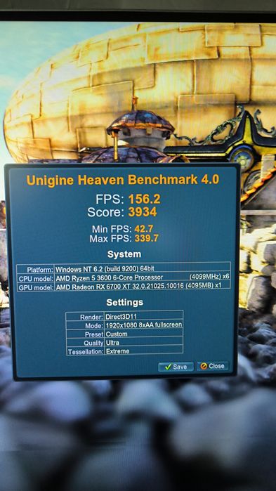 XFX quick 319 RX 6700xt