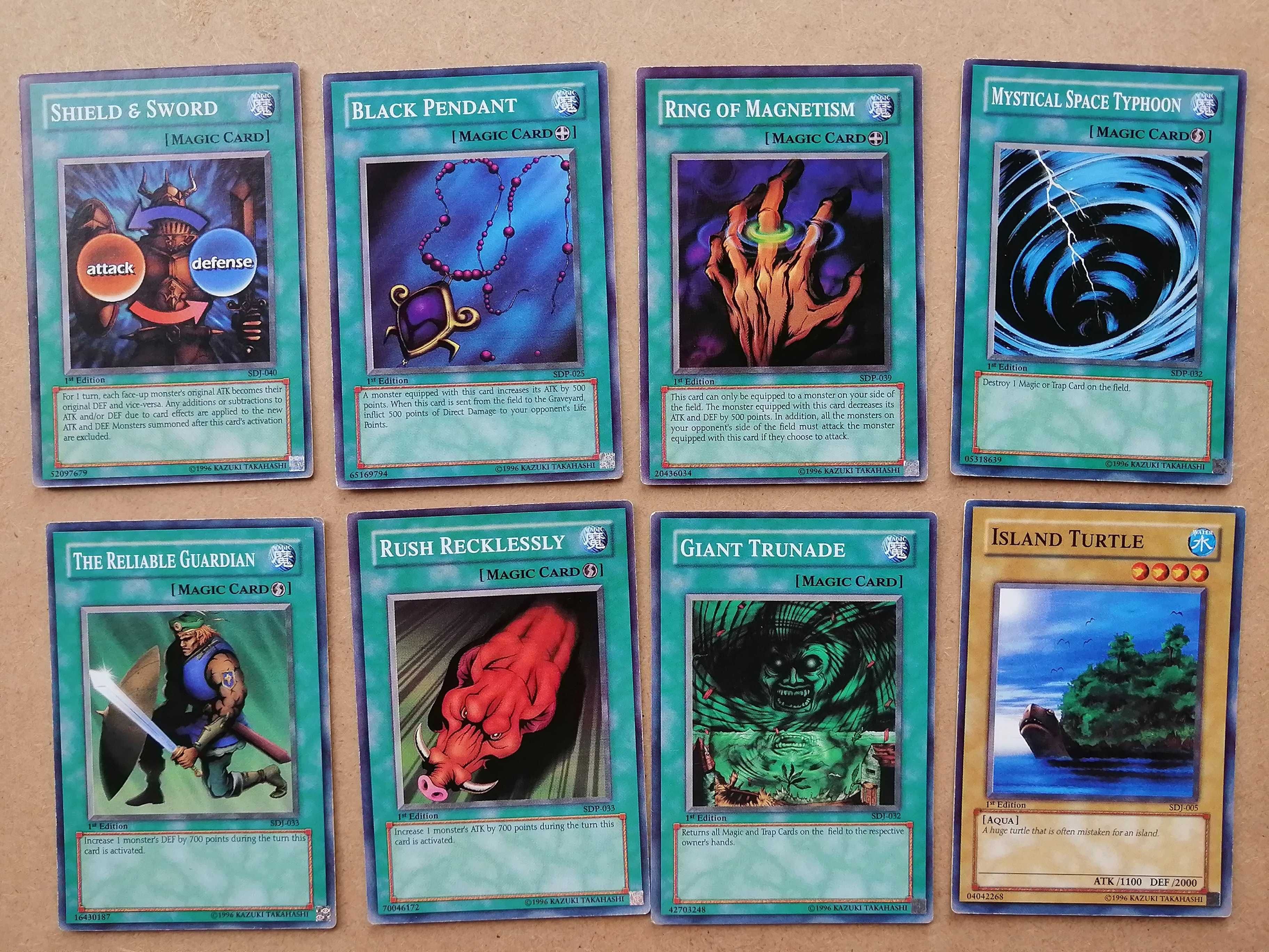 Cartas Yu-Gi-Oh 1st edition