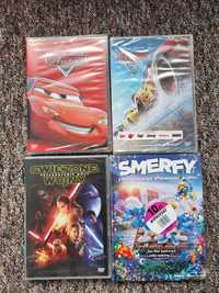 Auta,Auta3,Gwiezdne Wojny,Smerfy DVD