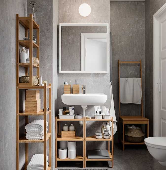Lustro Ikea Nissedal białe