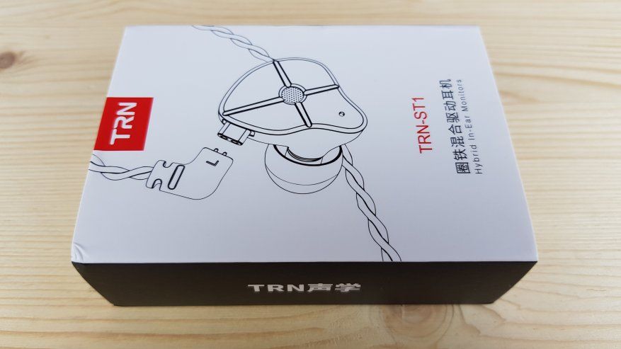 Наушники TRN ST1 Mic двухдрайверные гибридные Оригинал Чёрный