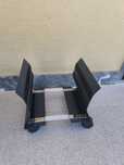 Suporte ajustável com rodas para PC