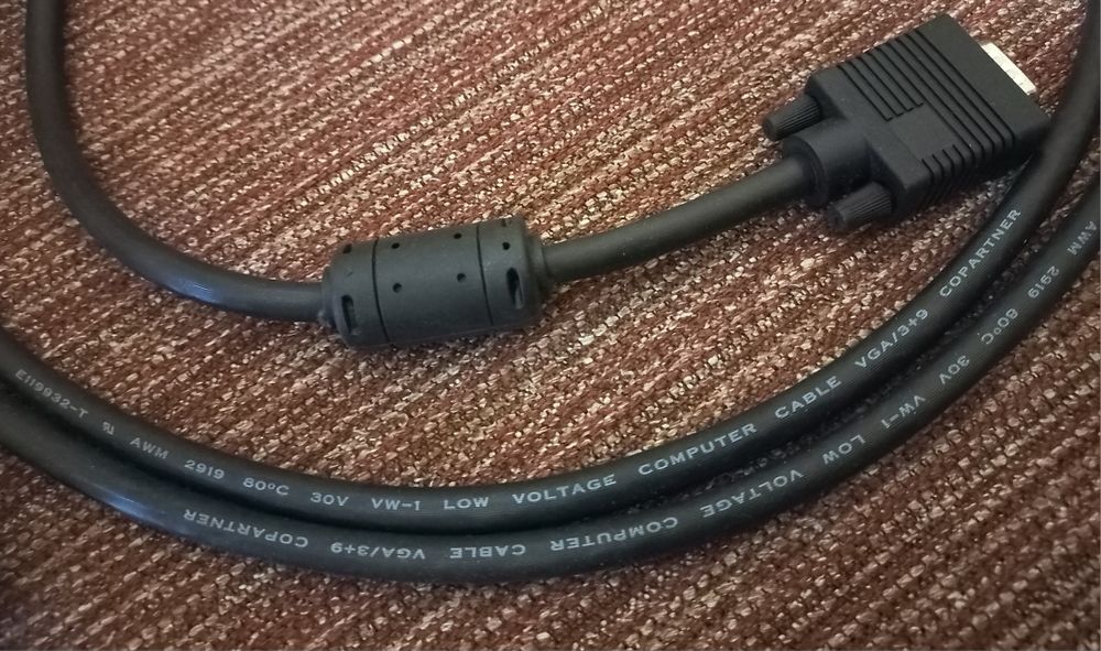 Кабель vga-vga до монітора/проектора, довжина 3 метри