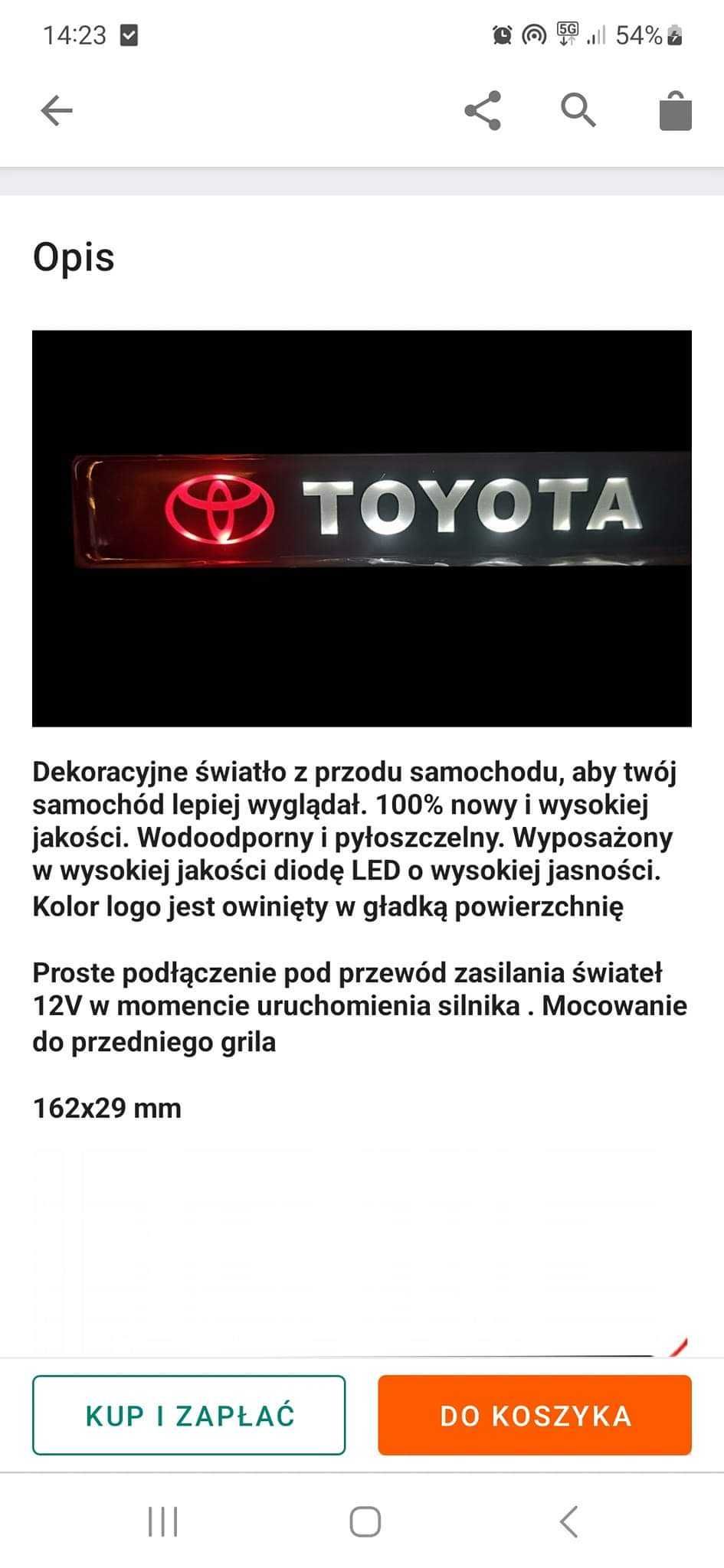 Led projektor - Toyota