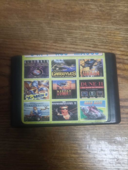 Продам картріджі для SEGA MEGA DRIVE 2