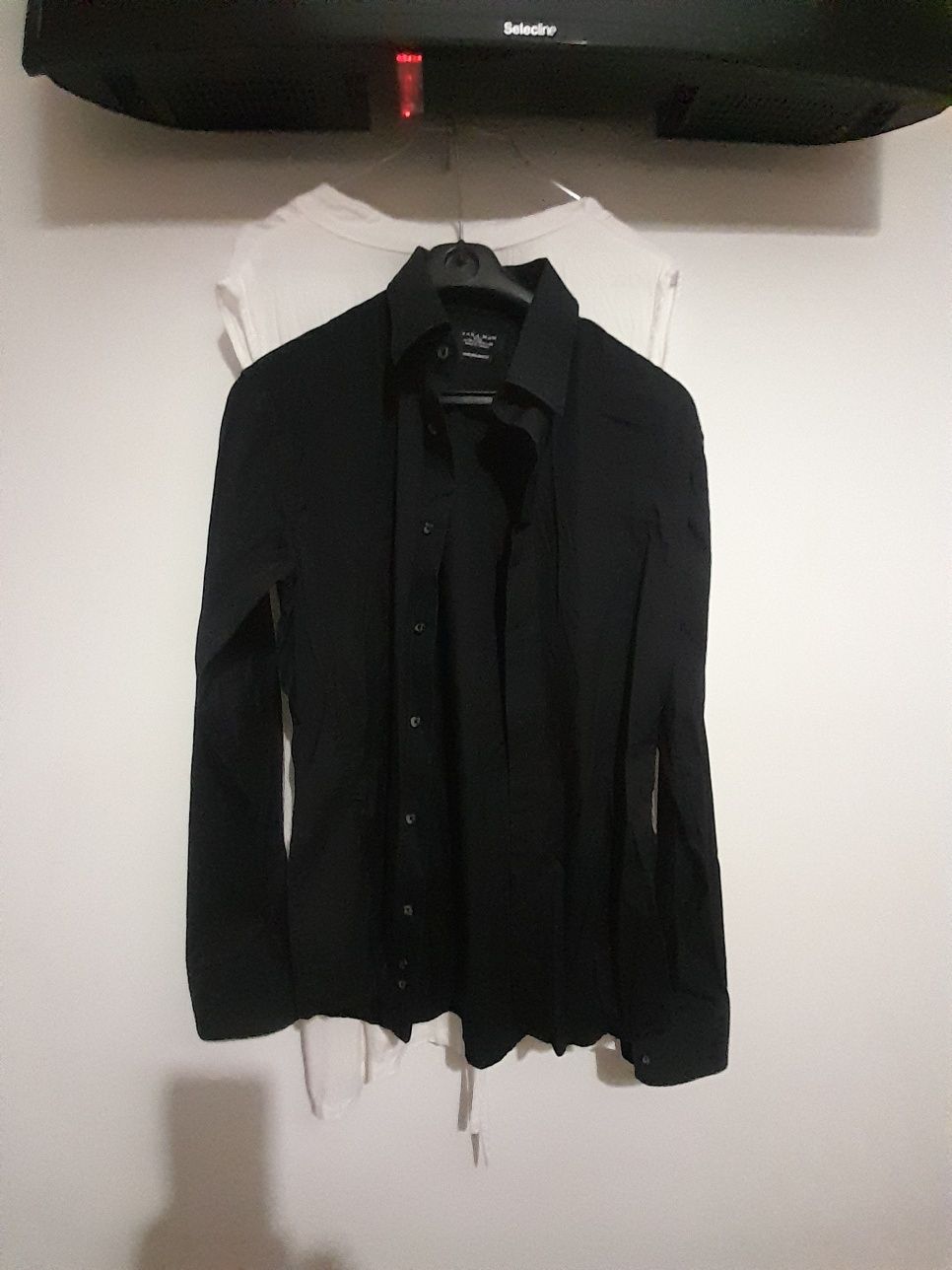 Camisa preta da Zara M usada.