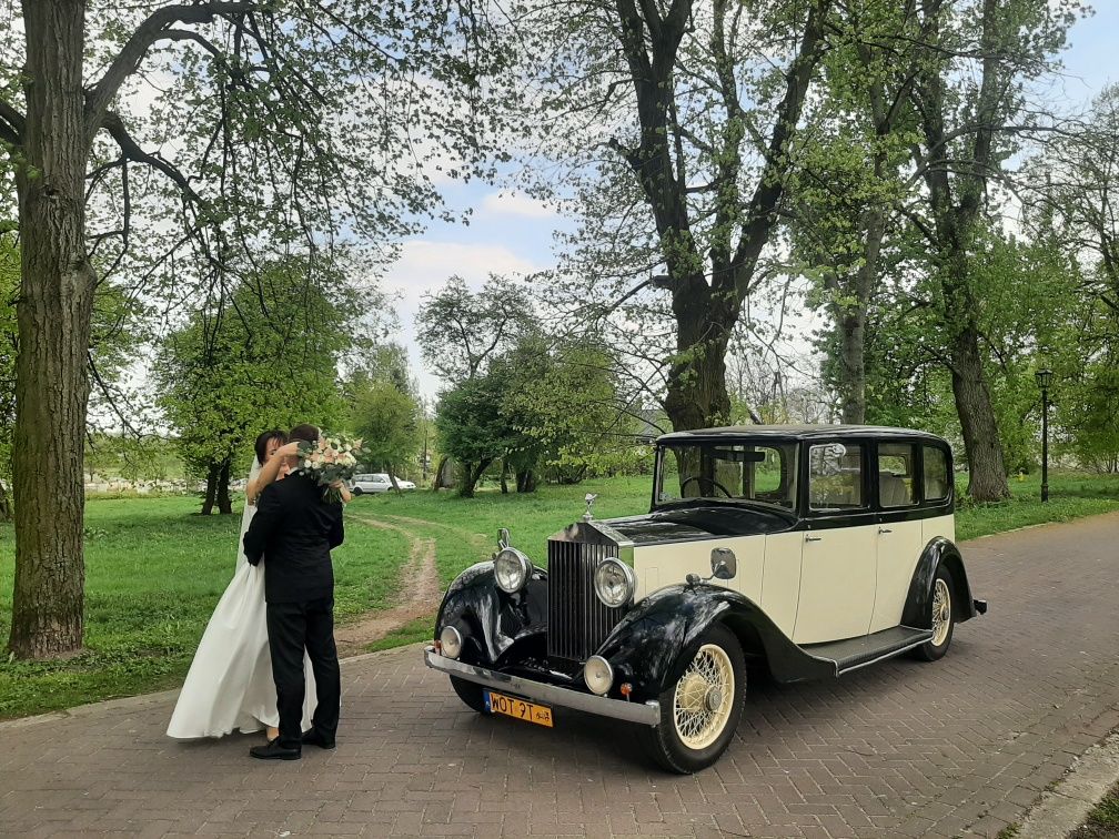 Auto do slubu samochód Warszawa mazowieckie kabriolet Rolls Austin