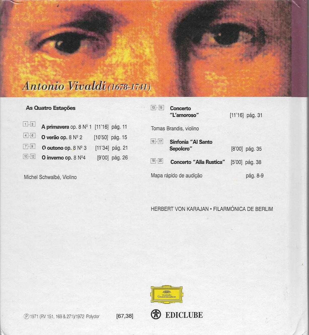 Vivaldi - - - - - As Quatro Estações - - - - - CD + Livro