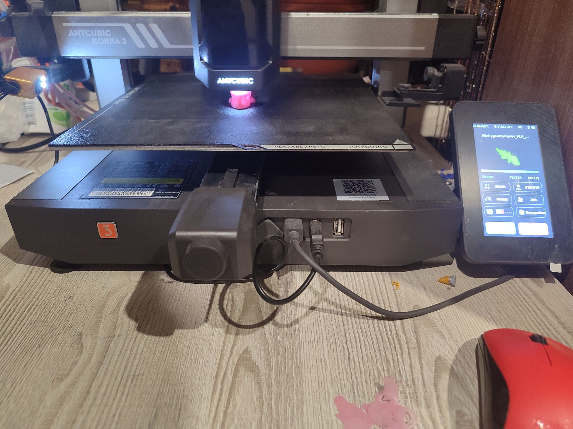 3D принтер Anycubic Kobra 3 Combo з камерою