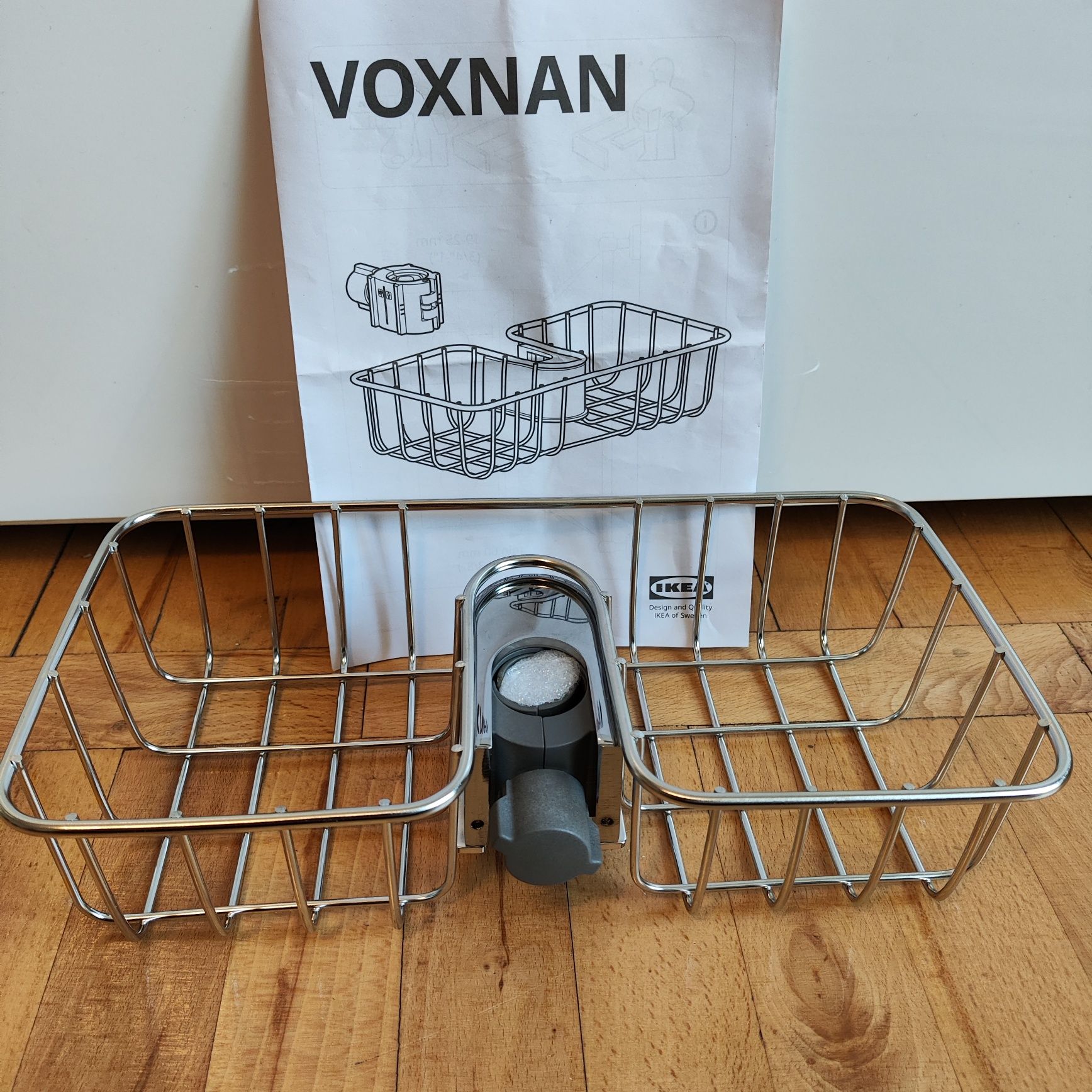 Półka prysznicowa VOXNAN, półka na drążek prysznicowy