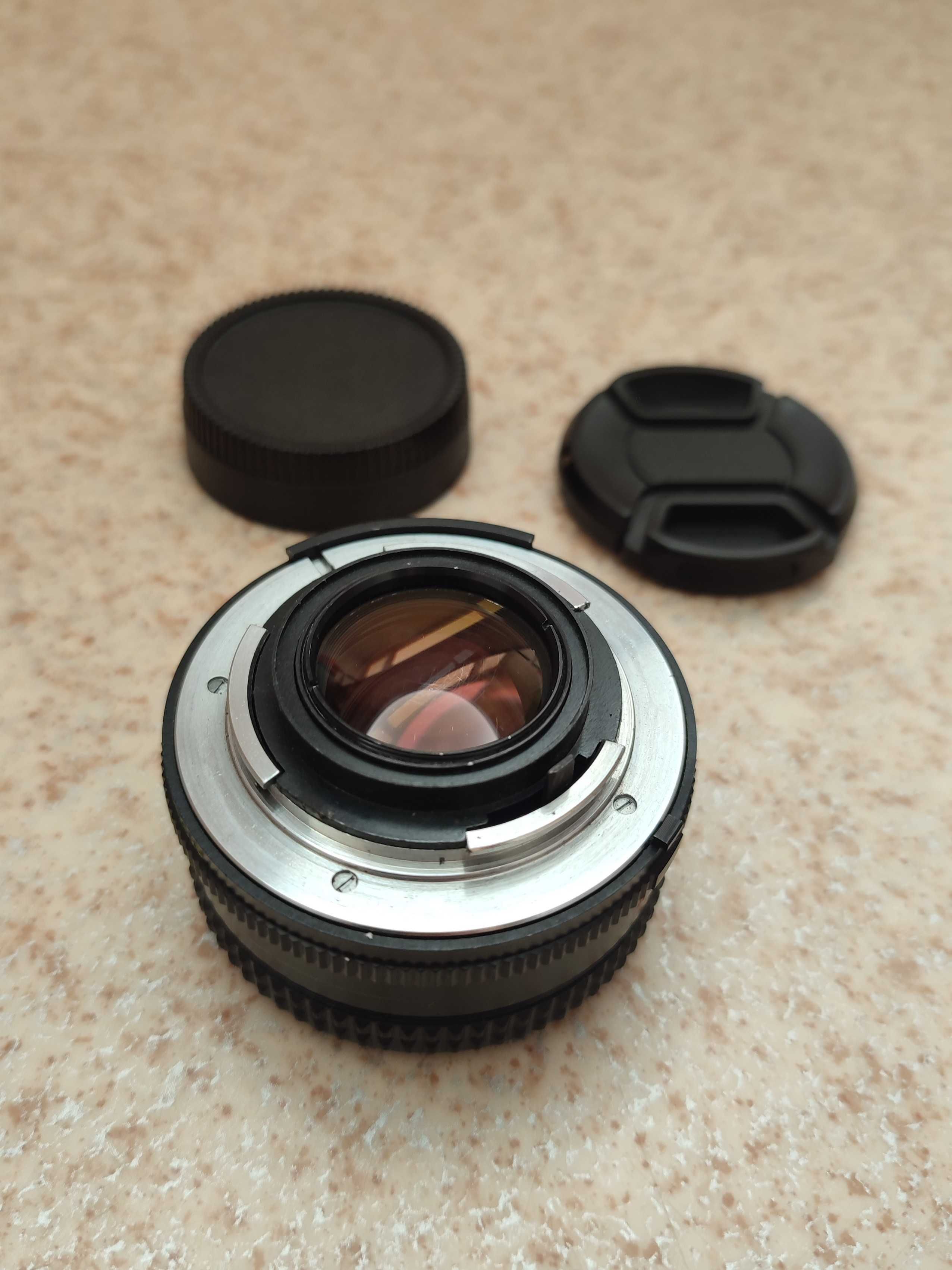 Arsat H 50mm f/2 (Nikon F) — ідеальний стан, кришки