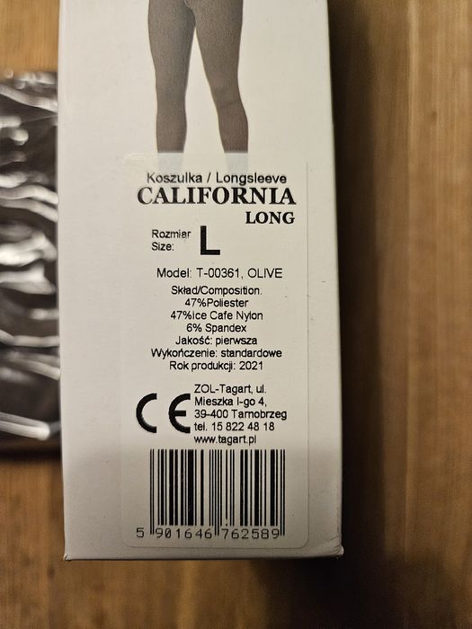 Koszulka termoaktywna męska z długim rękawem Tagart California rozm.L