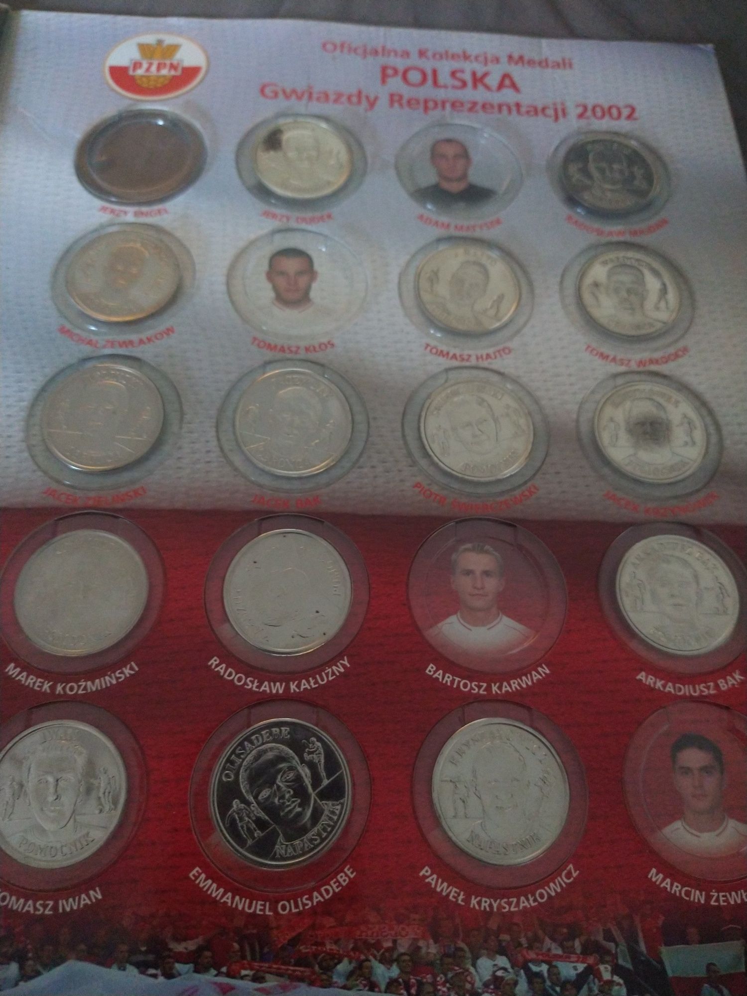 Kolekcja medali Polska reprezentacja 2002