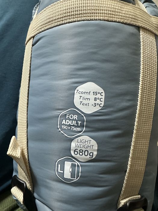 Спальний мішок Naturehike LW180 650г +15/8 походи гори кемпінг турінг