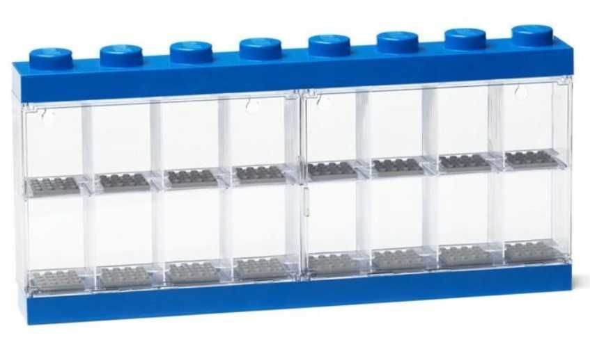 LEGO Gablotka NA 16 minifigurek - niebieska