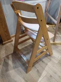 Krzesełko drewniane Hauck, w typie stokke tripp trapp