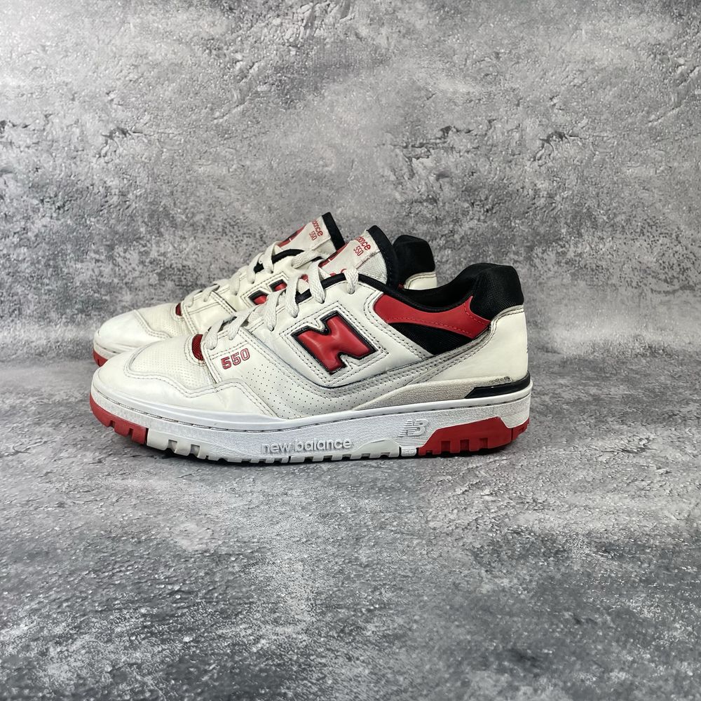 Кросівки чоловічі New Balance 550 білі, 42р