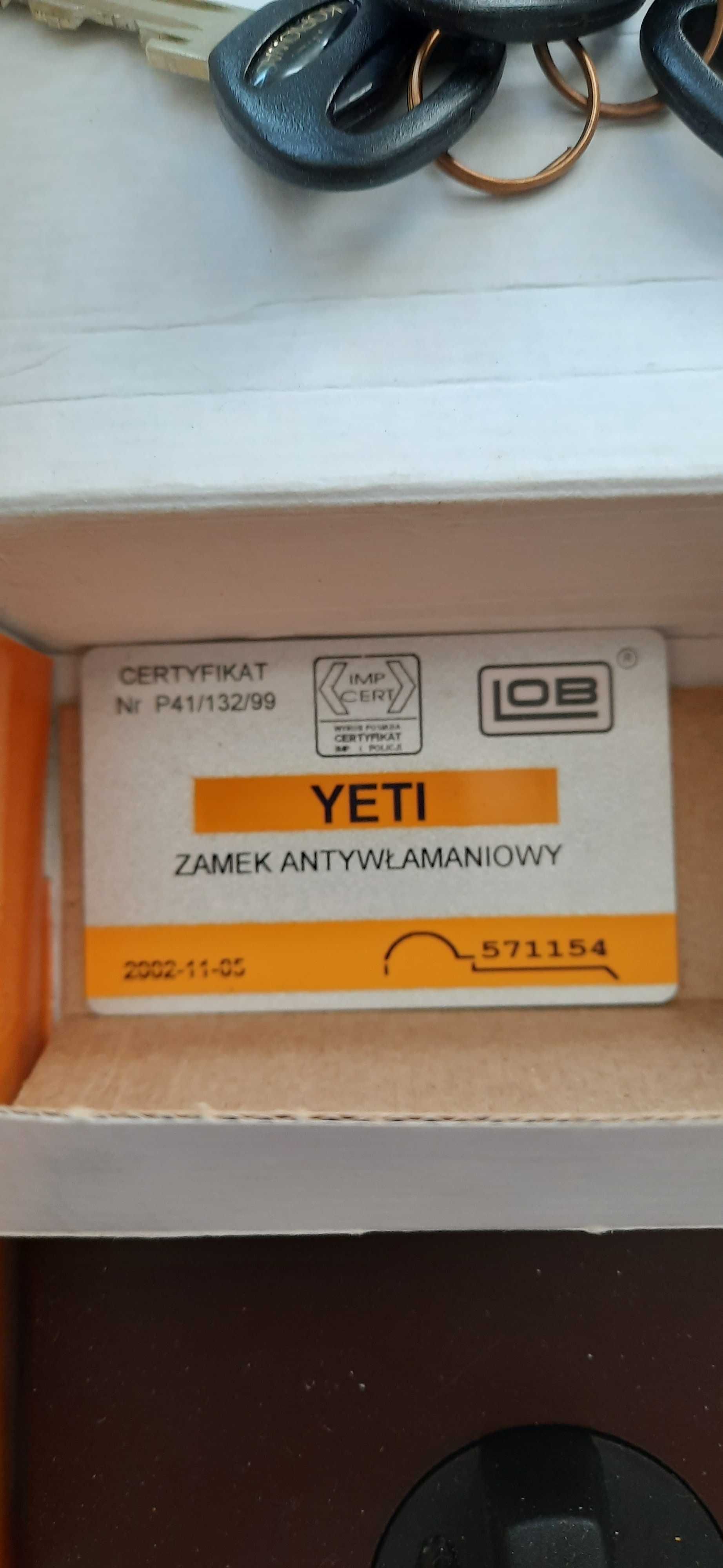 Zamek antywłamaniowy YETI  LOB
