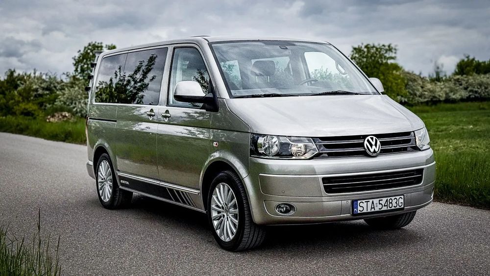 Volkswagen Multivan VW Multivan Highline T5 DSG 4x4 Bagażnik Hak Model 2012 4Motion 6-7os.