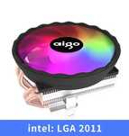Кулер Aigo ICE400X, для охлаждения процессора RGB PWM 4Pin, Intel, AMD