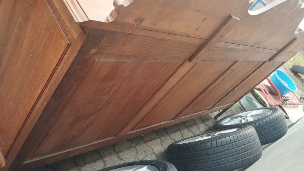 Piękna solidna komoda dębowa ludwik