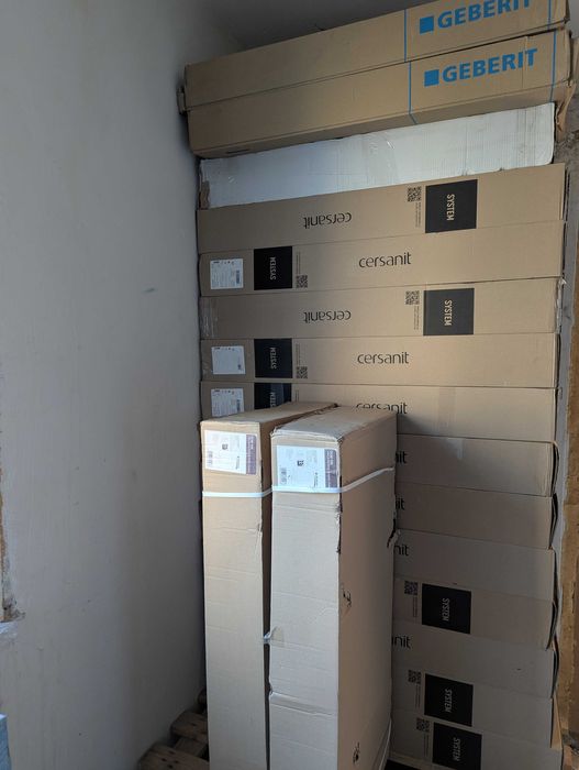 NOWY Cersanit zestaw stelaż z przyciskiem czarnym 40% Taniej