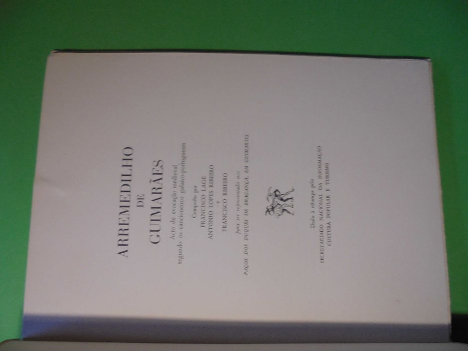 Lage (Francisco-António Lopes Ribeiro);Arremmedilho de Guimarães