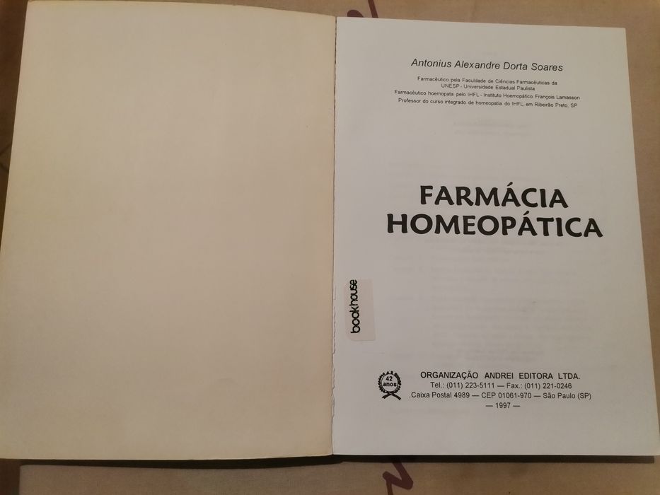 Livro de farmácia homeopática