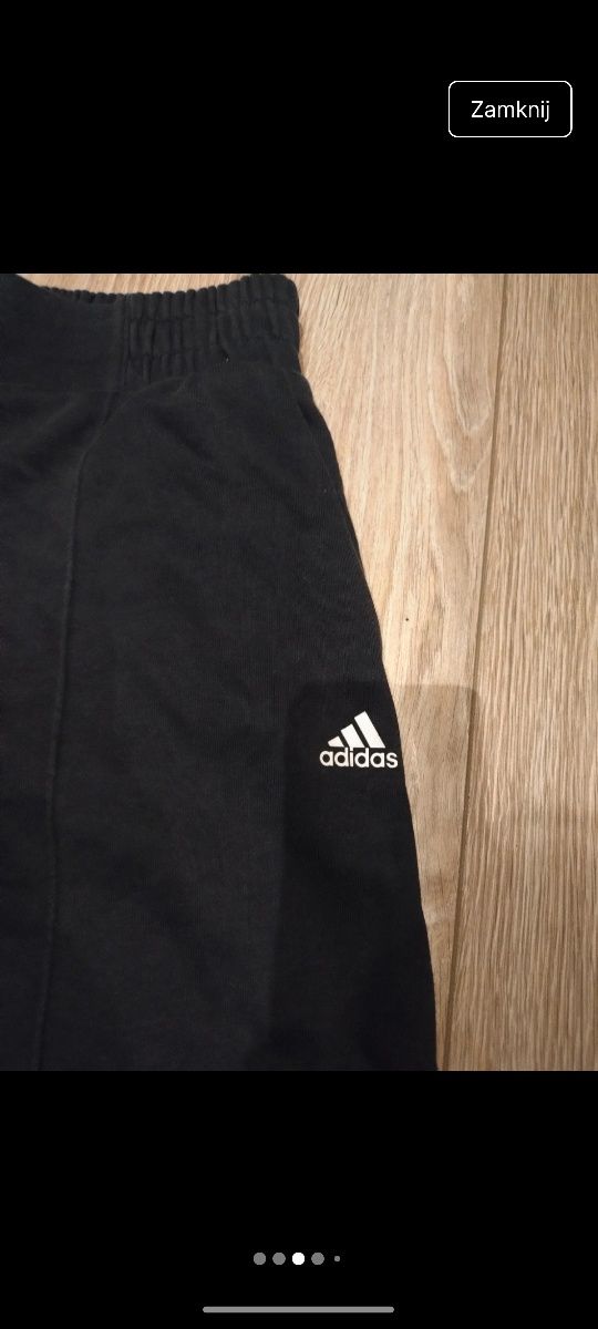 Szerokie spodnie adidas  dresy viral