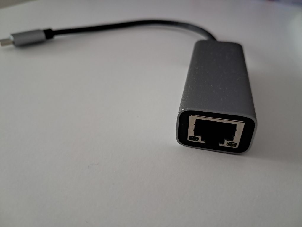 Karta sieciowa usb c Ethernet rj45 nowa.